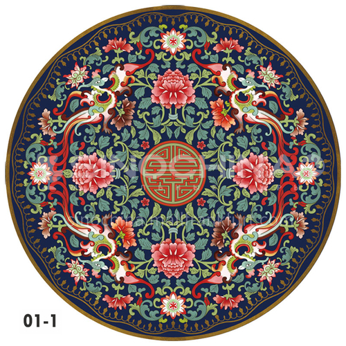 New Chinese Round Carpet HLD-1902